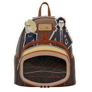 NWT Loki Loungefly TVA Multiverse Lenticular Mini Backpack